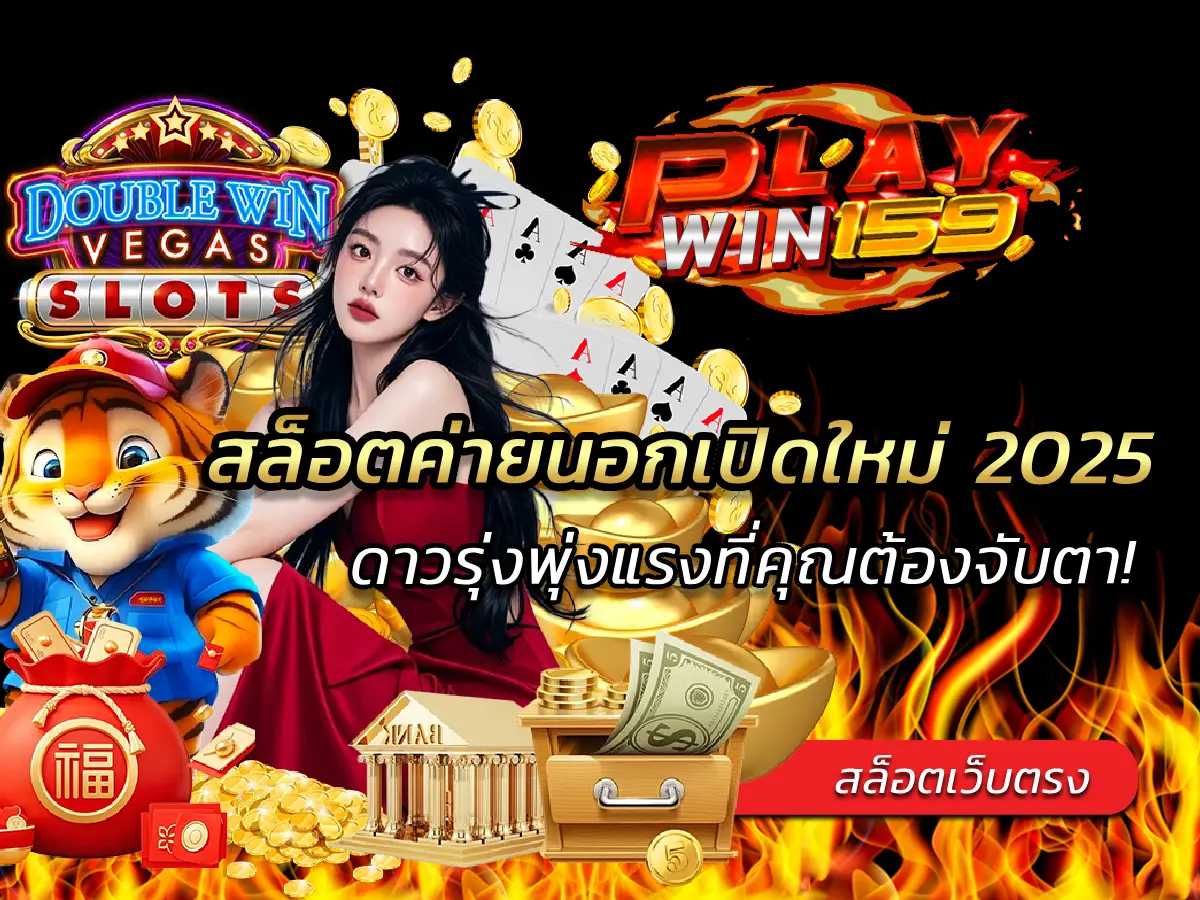 สล็อตค่ายนอกเปิดใหม่ 2025 ดาวรุ่งพุ่งแรงที่คุณต้องจับตา!